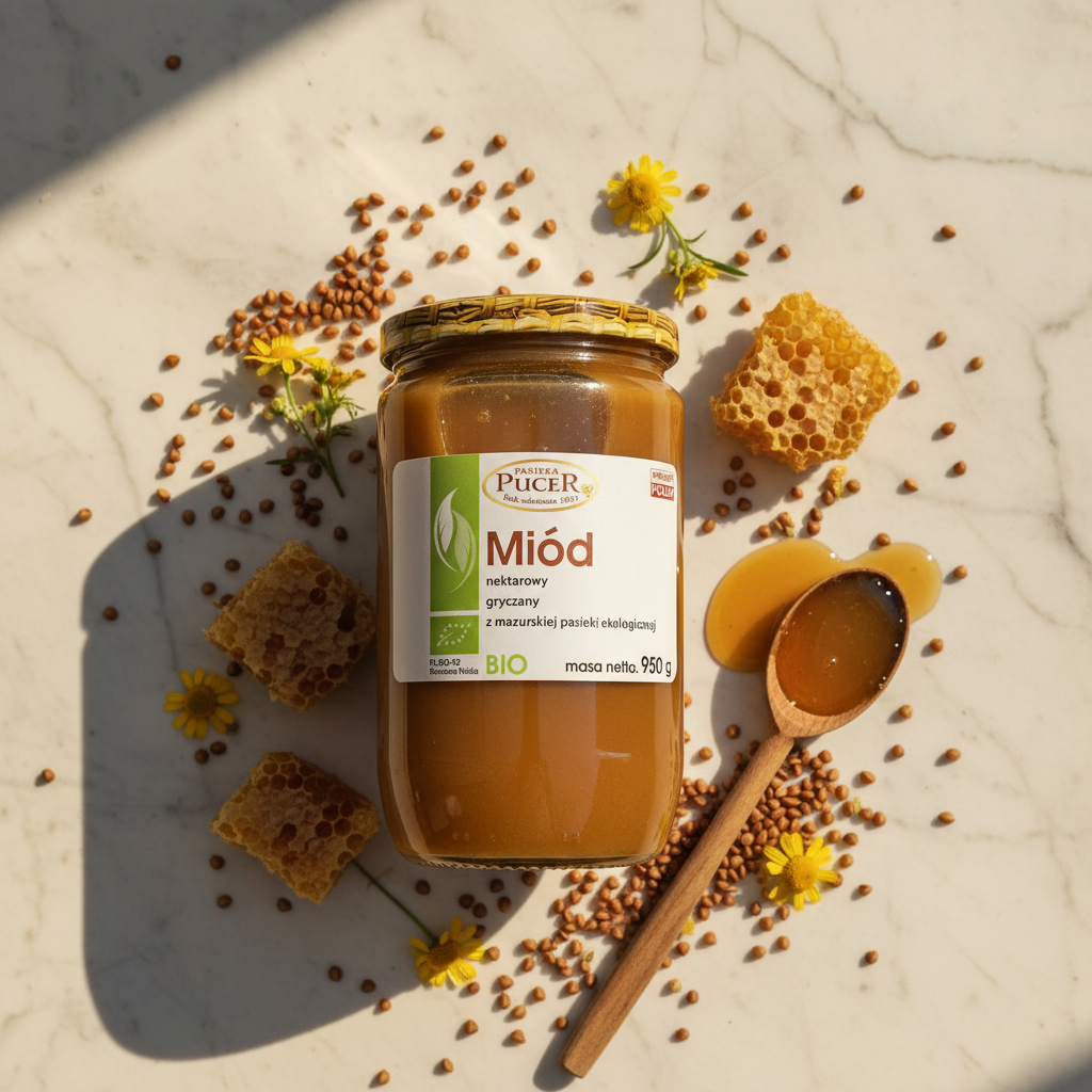 Miód gryczany EKO - 950 g