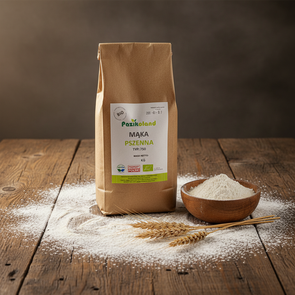 Mąka pszenna typ 750 EKO - 1 kg