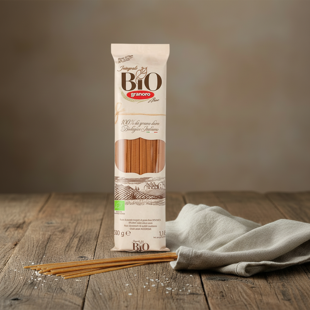 Makaron spaghetti pełnoziarnisty BIO - 500 g