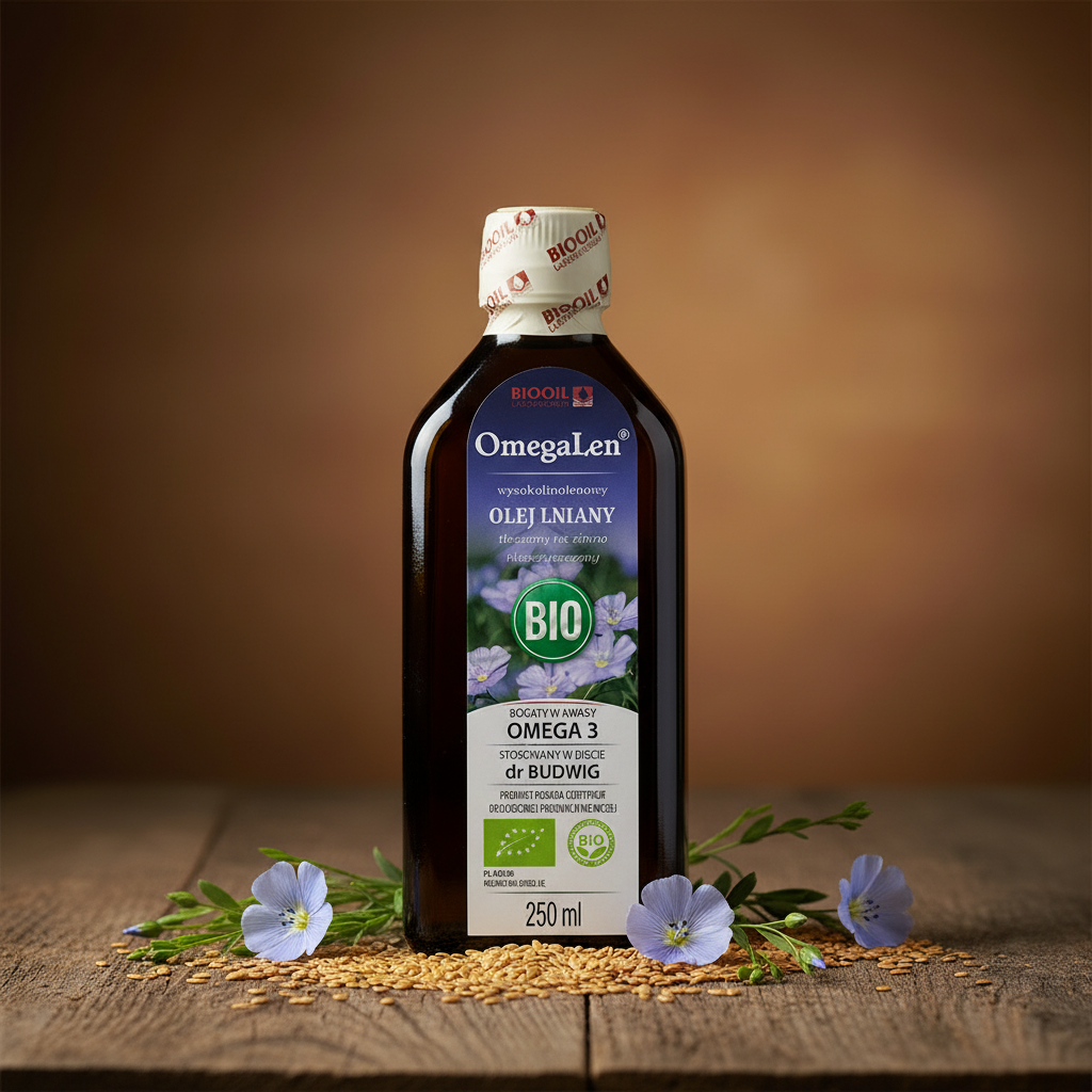 Olej lniany BIO - 250 ml