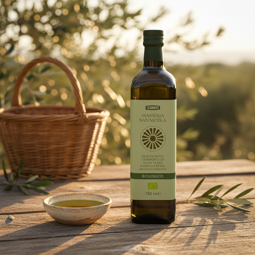 Oliwa do gotowania i smażenia Masseria San Nicola BIO - 750 ml