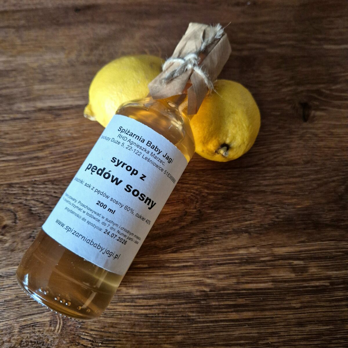 Syrop z pędów sosny