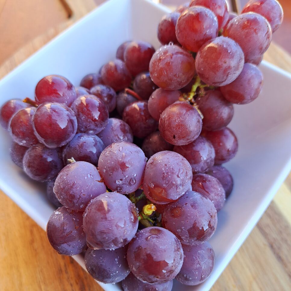 Słodkie winogrona idealne do śniadaniówki