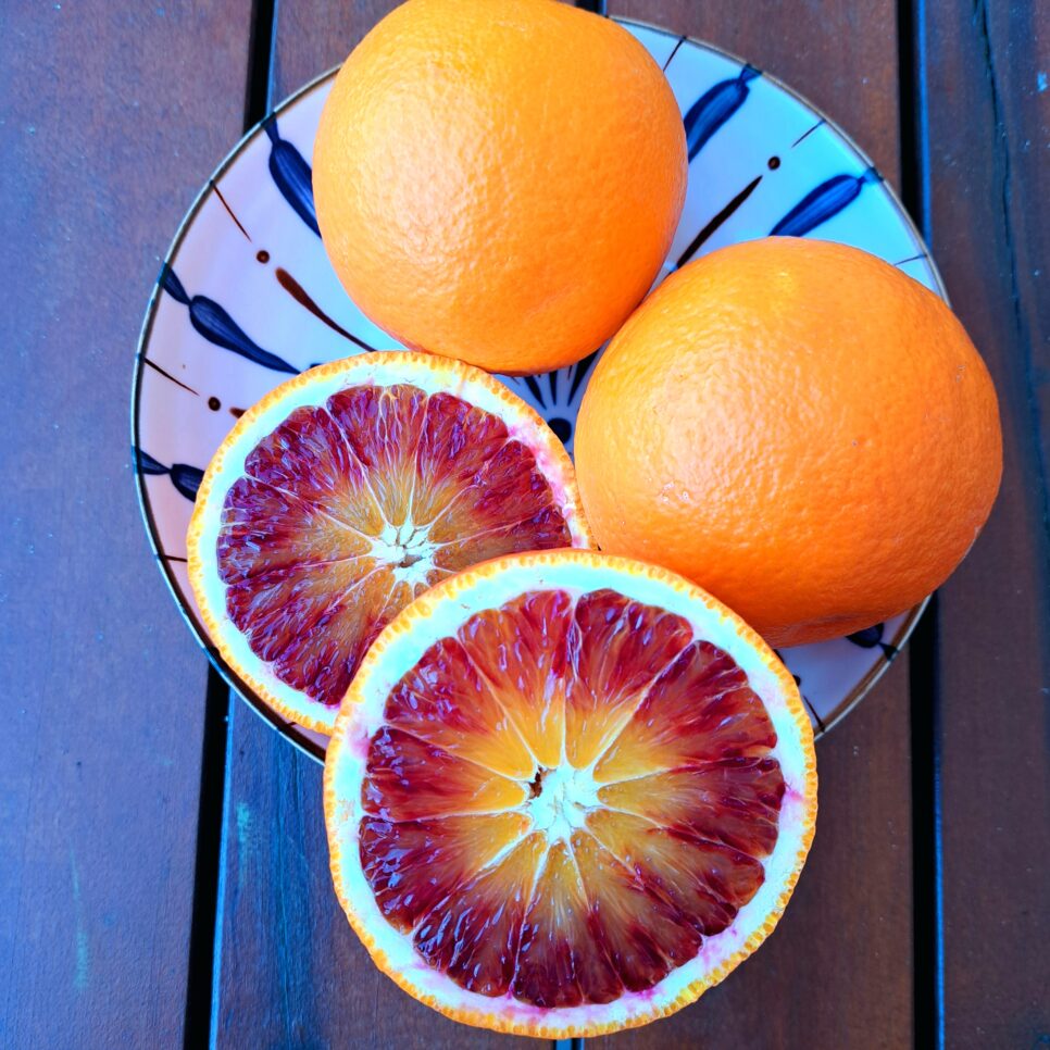 Ekologiczne pomarańcze odmiany Tarocco Sycylia