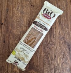 Ekologiczny makaron spaghetti pełnoziarnisty