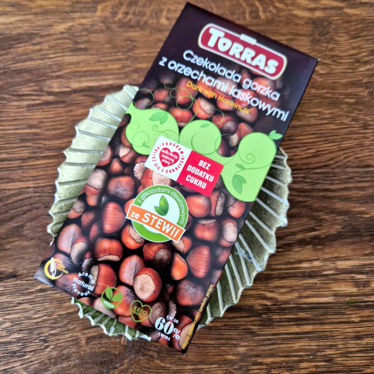 Czekolada ze stewią gorzka bez dodatku cukru